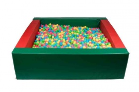 Прямоугольный сухой бассейн  (вмещает 1500 шариков)