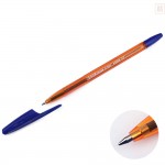 Ручка шарик. EK R-301 AMBER (прозр.оранж.), синий