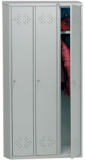 Металлический шкаф для раздевалок ПРАКТИК LS-31